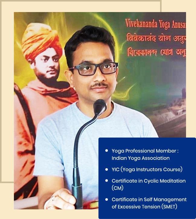 Sourav Paul, yoga instructor in Kolkata