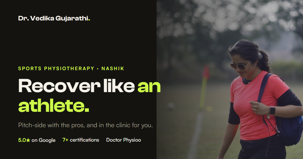 Dr. Vedika Gujarathi, physiotherapist in Nashik
